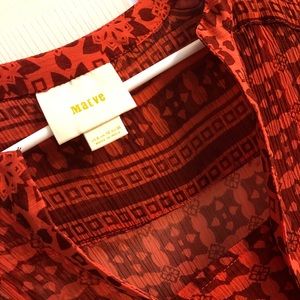 Anthropologie dress with attached slip.